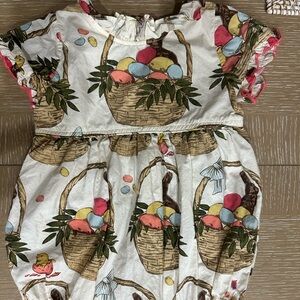 Pink Chicken Easter Bunny bubble.  Size 12-18 months.  GUC.